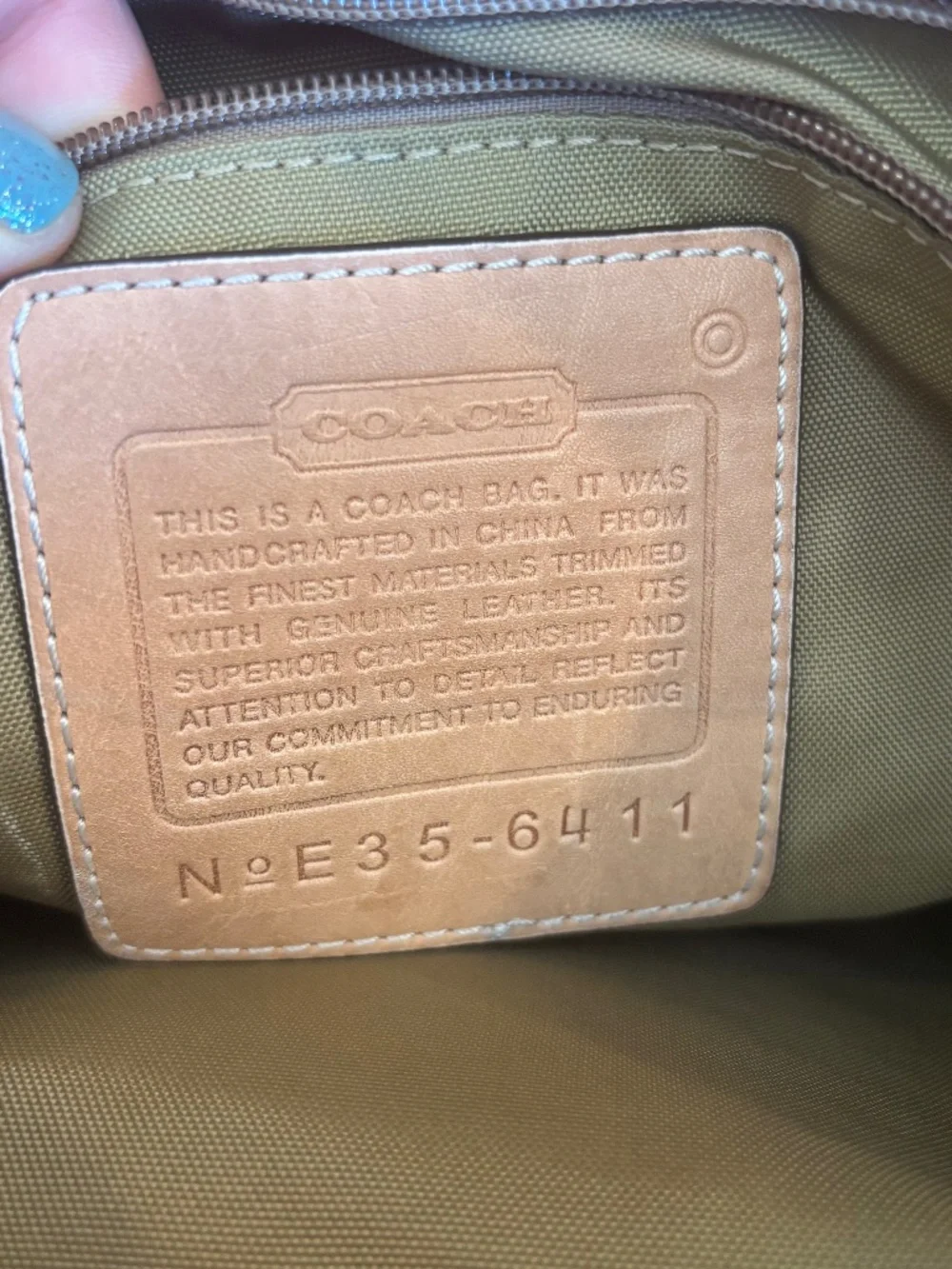Coach Transatlantic Messenger and Commuter Bag- red canvas with tan leather